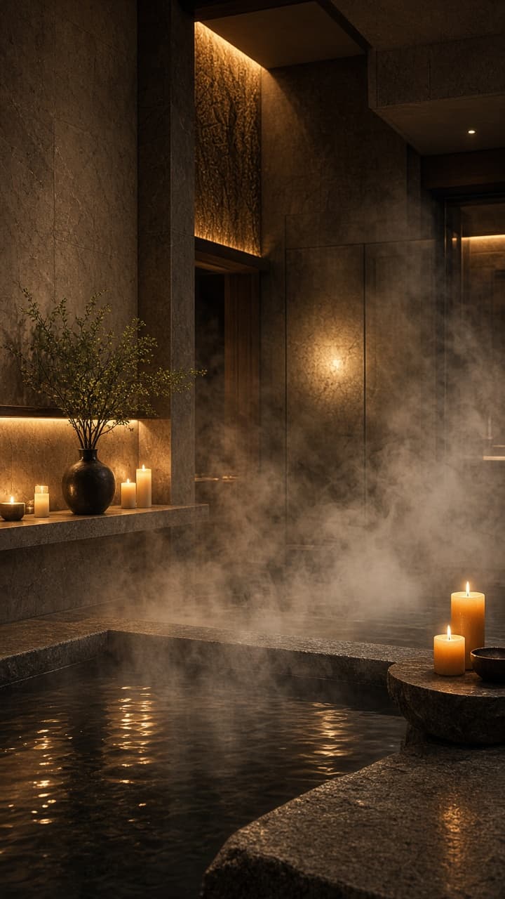 Grand Otel SPA alanı Instagram story mockup