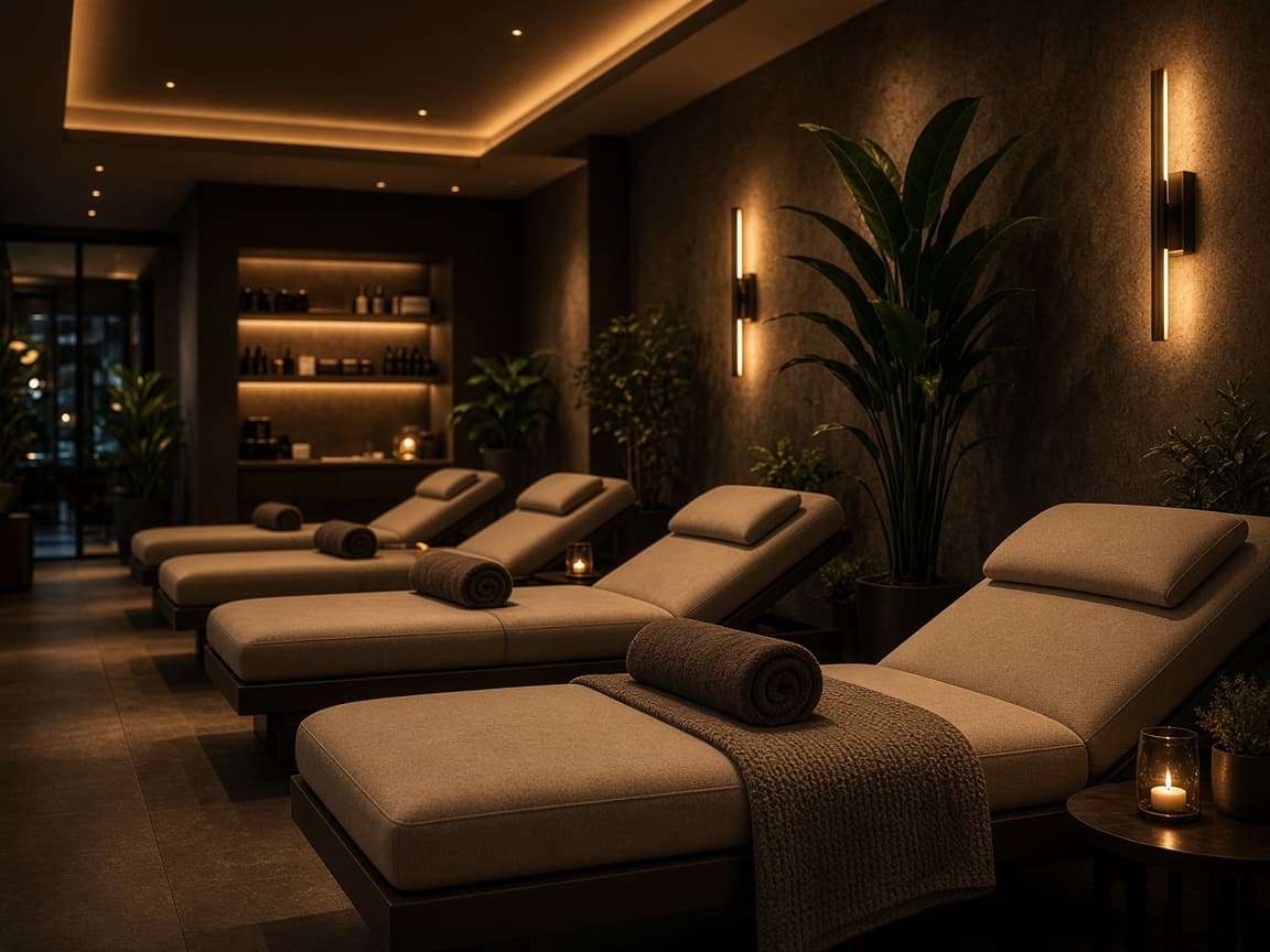 SPA dinlenme ve relaxation lounge alanı
